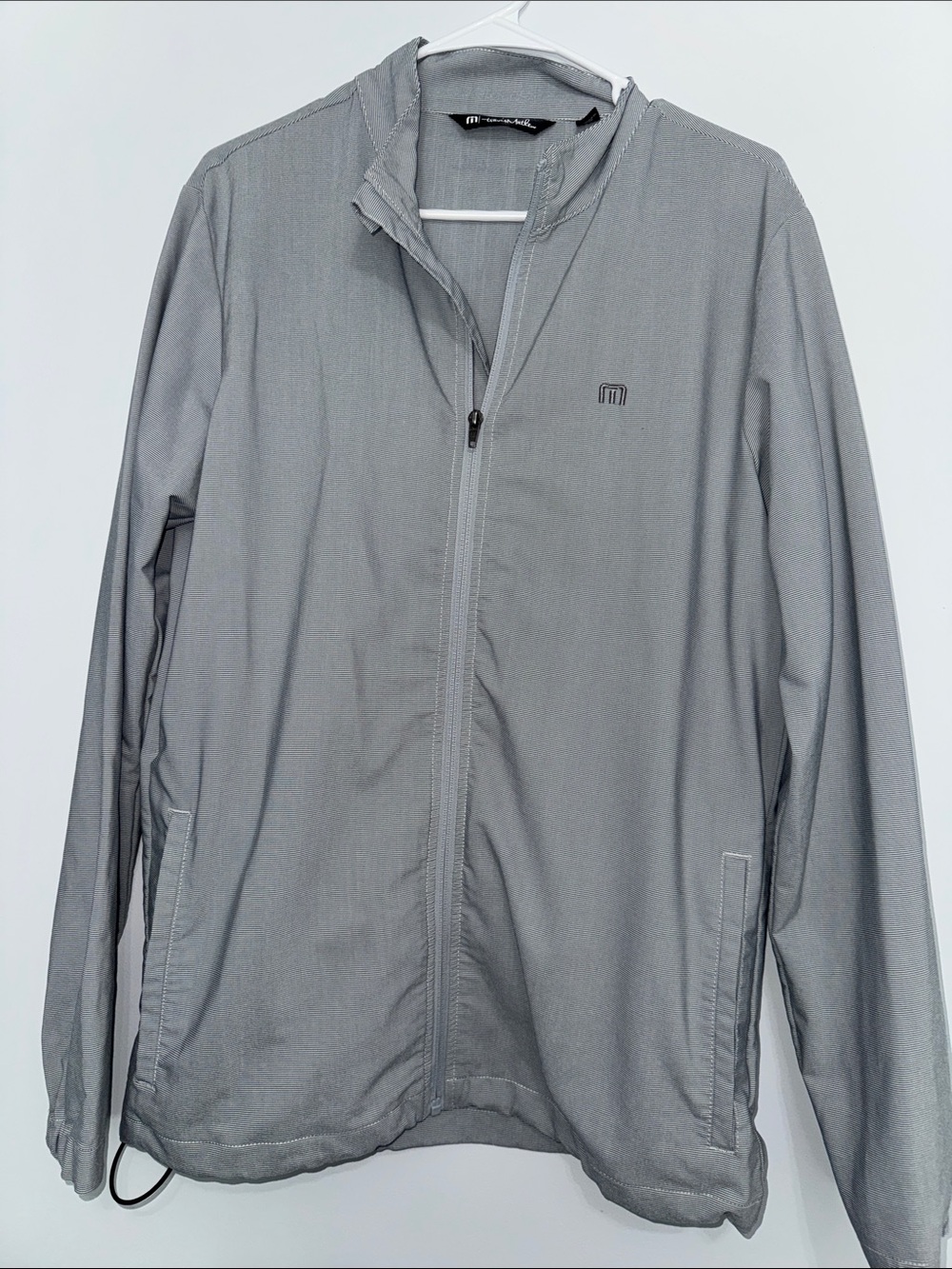 Travis Matthew Lightweight Gray Men’s Full-Zip Jacket